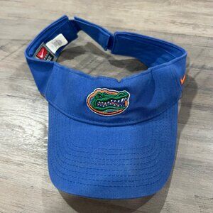 Nike Florida Gators Blue Adjustable Sports Team Visor With Embroidered Logo